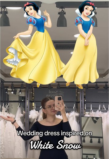 Elegant Winter Wedding Dress Inspired by Snow