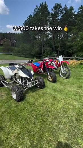 Honda TRX 250R vs ATC 250R CR500 Sound Comparison