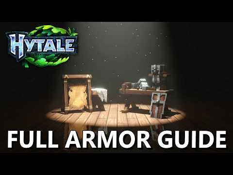 How to Craft Armor with the Armorer's Workbench & Tanning Rack (Hytale Guide)
