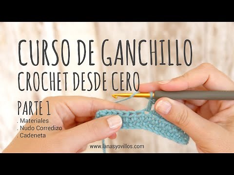 CROCHET COURSE | Learn to Crochet from Scratch | PART 1 Materials, Slip Knot, and Chain