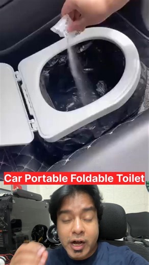 Car Portable Foldable Toilet 🚽 #car #bestproducts #online