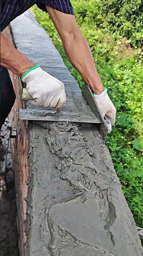 Expert Concrete/Mortar Finishing: Essential Techniques for Smooth Wall Capping