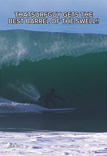 That's Surf Guy's Epic Barrel Ride