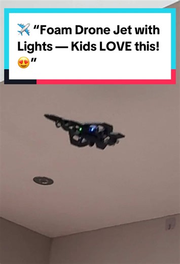 This foam drone fighter jet is seriously cool! ✈️🔥 It’s perfect for kids and beginners — lightweight, easy to control, and does 360° flips with lights! It even auto-hovers, so no crashes while they learn. With 36% off right now, it’s only £17.46 in the Deal Drops. Such a fun Christmas gift idea that’ll keep them entertained for hours! 🎁 #RCPlane #KidsToys #FunGadgets #DealDrops #TikTokMadeMeBuyIt