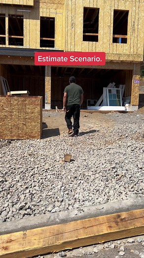 Builder and subcontractor estimate scenario, what would you do? #builder #customer #scenarios #scenario #contractor #job #estimate #quote #jobsite #drywall #home #remodel #renovation #newbuild #newhome #newhomeconstruction #construction #homemade #homeimprovement