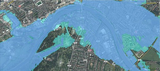 Flood map for Planning