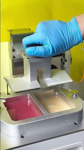 Flexible denture 3D printing in action! Perfect for digital denture labs and clinics. #3dprinting