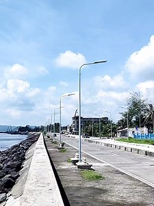 The Legazpi Boulevard stretched to the northern coastal villages of Sabang, Pigcale, Baybay, San Roque, and a portion of Barangay Rawis in Legazpi City. | Albay TV