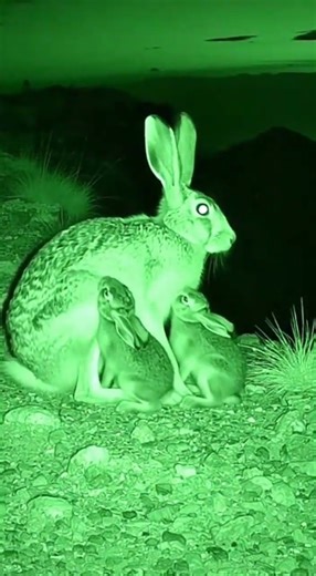 Predatory Bird Attacks a Rabbit Family Intense Wildlife Moment