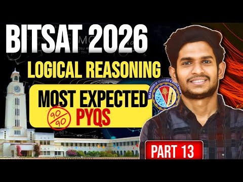 BITSAT 2026 English & Logical Reasoning Mock Questions 🔥 | Most Repeated Concepts