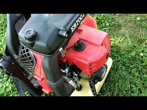 RedMax EB7001 backpack blower engine start up