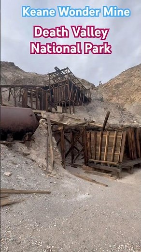 Keane Wonder Mine in Death Valley National Park #goldmining #nationalpark #mining #history #gold