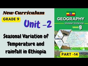 Seasonal Variation of Temperature and rainfall in Ethiopia