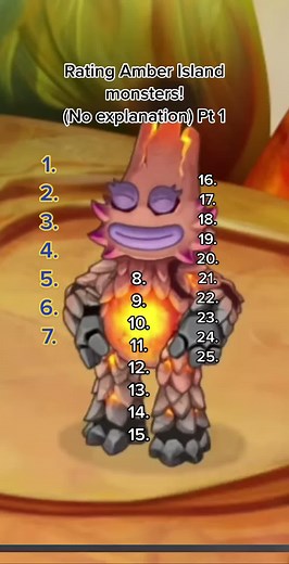 Rating amber monsters with no explanation loll this is pt1! #fyp #msm #amberisland