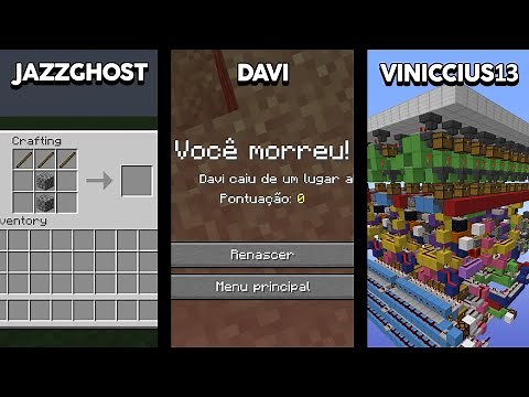 YOUTUBERS BRASILEIROS REPRESENTADOS NO MINECRAFT!