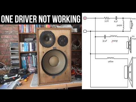Testing and Fault Finding Speaker Driver that's not Working. Vintage HiFi Speakers