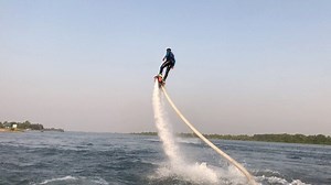 18K views · 266 reactions | #TryFlyBoarding  Let the power of technology and water lift you into the sky and feel the thrill of soaring up 20 feet over the Volta. #aquasafari #Ghana #bestresortinafrica | Aqua Safari Resort | Facebook