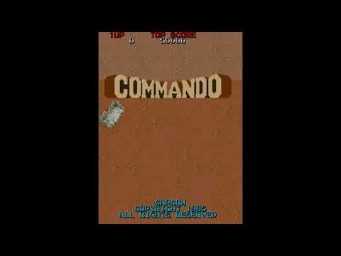 Commando C64 Music played on arcade hardware