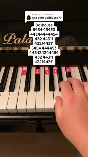 Dollhouse Piano Tutorial | Melanie Martinez Cover