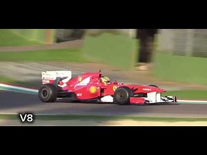 F1 Sound Comparison | V12, V10, V8, V6 at