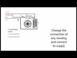 How to reverse the speed of Split Phase Motor