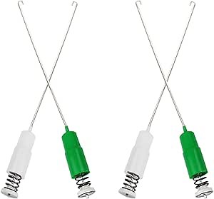 Upgrade wh16x26910 wh16x26911 Washer Suspension Rod Set (4Pcs) For GE GTW335ASN2WW GTW335ASN1WW GTW335ASN2WW GTW460ASJ5WW GTW465ASN1WW Parts WH16X24144 WH16X24145 Suspension Rods 5-Years Guarantee