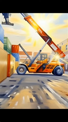 Sany machine sifting containers 🌎🌍 #kalmar #kalmarlän #kalmarcity #kalmarcitylovestories | Rinku Rajput