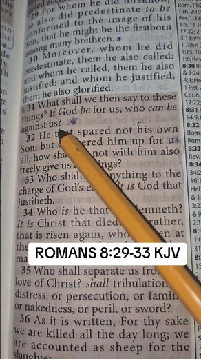 ROMANS 8:29-33 KJV #jesusoursaviour #kjv #kjvbible #jesus #romans #christianliving