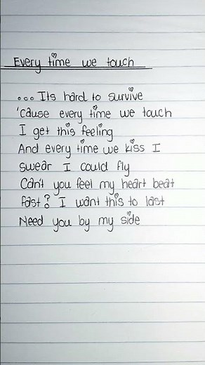 Cause everytime we touch, I get this feeling ( Every time we touch lyrics)Radio Edit Cascada#shorts