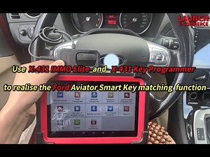 Launch X431 IMMO PRO and X431 Key Programmer Program Ford Aviator Smart key