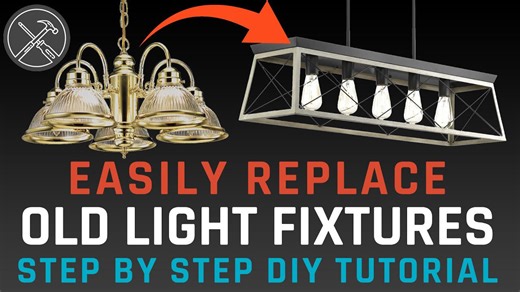 Easily upgrade your light fixtures - DIY