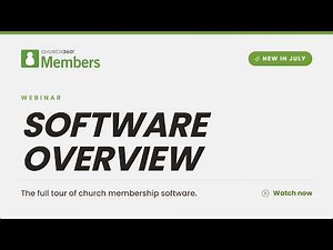 Church360° Members Overview: Full Church Management Software Demo (2026)