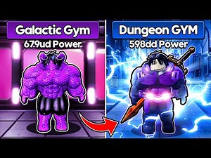 I Unlocked NEW DUNGEON Gym in Roblox Gym League!