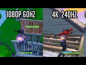 What it looks like to play on a 4k 240hz Monitor
