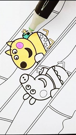 Peppa pig Coloring, 264 #peppapigdrawing #peppapig #peppapigcoloring