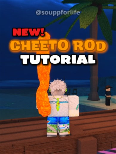 NEW CHEETO ROD TUTORIAL! 🎣🔥 | Game Name: ROBLOX FISCH #fisch #robloxfisch #roblox#fyp #foryou