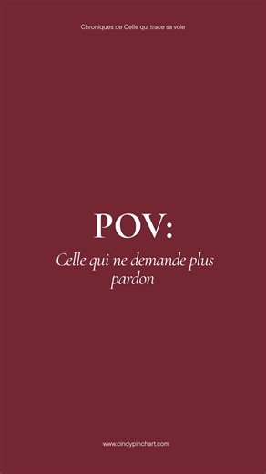 On nous a élevées pour plaire. Pour être gentilles. Compréhensives. Arrondir les angles. Ne pas faire trop de bruit. Pas pour prendre de la place. Pas pour dire non. Pas pour réussir sans baisser les yeux. On nous a appris à être aimables. Pas à être puissantes. J’ai choisi l’inverse. Je ne réduis plus ma voix. Je ne minimise plus mes ambitions. Je ne m’excuse plus d’exister pleinement. Si ça dérange… c’est peut-être que je suis enfin à ma taille. Et je trace ma voie.... | Cindy Pinchart - Essen