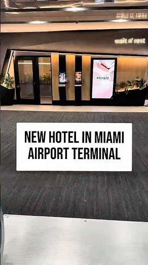 Stay Overnight in a Hotel Inside Terminal D at Miami International Airport!