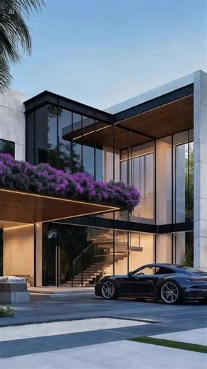 CASA INDUSTRIAL FUTURISTA | elegância e otimização de recursos são as premissas desse projeto. #engenhariacivil #ia #projetosarquitetonicos #arquitetura #luxo