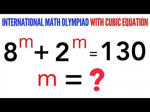 International Math Olympiad With Cubic ﻿Equation