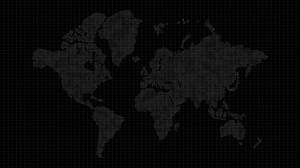 Digital tech map animation on halftone effect, futuristic world map animation suitable as a background for virtual worlds, networking links, holograms, and cyber security.