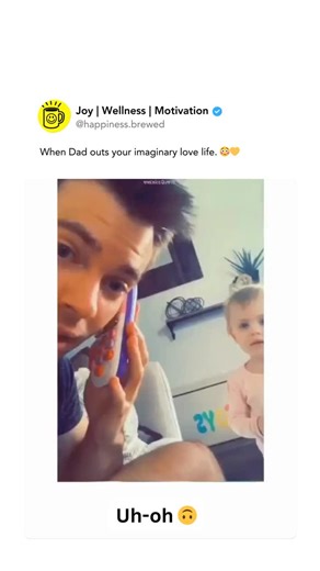 Joy | Wellness | Motivation | She was not prepared for that level of exposure. 😅💛 Dad answers a pretend phone call and casually introduces himself as “Eliza’s dad.”... | Instagram