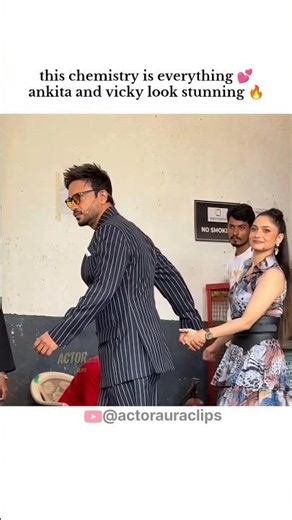 ankita lokhande with husband vicky jain 💕 #ankitalokhande #vickyjain #laughterchefs #couple #love