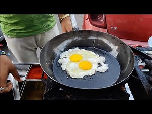 Indian Style Fried Eggs | Triple Layer Omelet | Indian Street Food