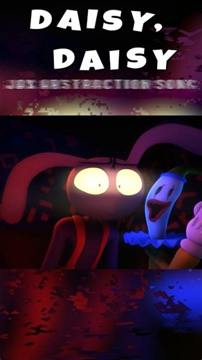 The Amazing Digital Circus Jax X Pomni DAISY DAISY Abstraction Song 🤡 #funnybunny #tadc