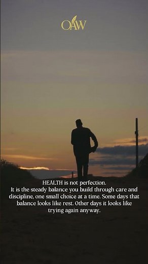 Health Is Not Perfection - It Is Steady Balance | Wellness Motivation Quotes