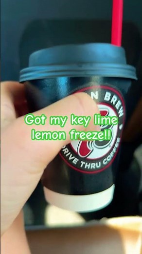 Key lime pie lemon freeze! From 7brew! ‪@scottfrenzel‬