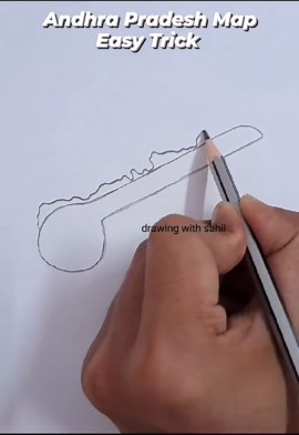 Sahil Khan | Andhra pradesh ka aasan map 😲 #map #andhrapradesh #manchitra #andhrapradeshmap #andhrapradeshmapdrawing #art #drawing #drawingwithsahil | Instagram