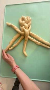 How to do a 6 strand challah braid #challah #challahbread #shabbat