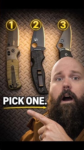 You Only Get One Knife. Choose.